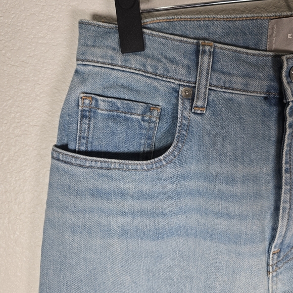 Everlane Women's‎ Size 27 Ankle High Waist Straight Leg Jeans Light Blue Wash - Picture 4 of 7